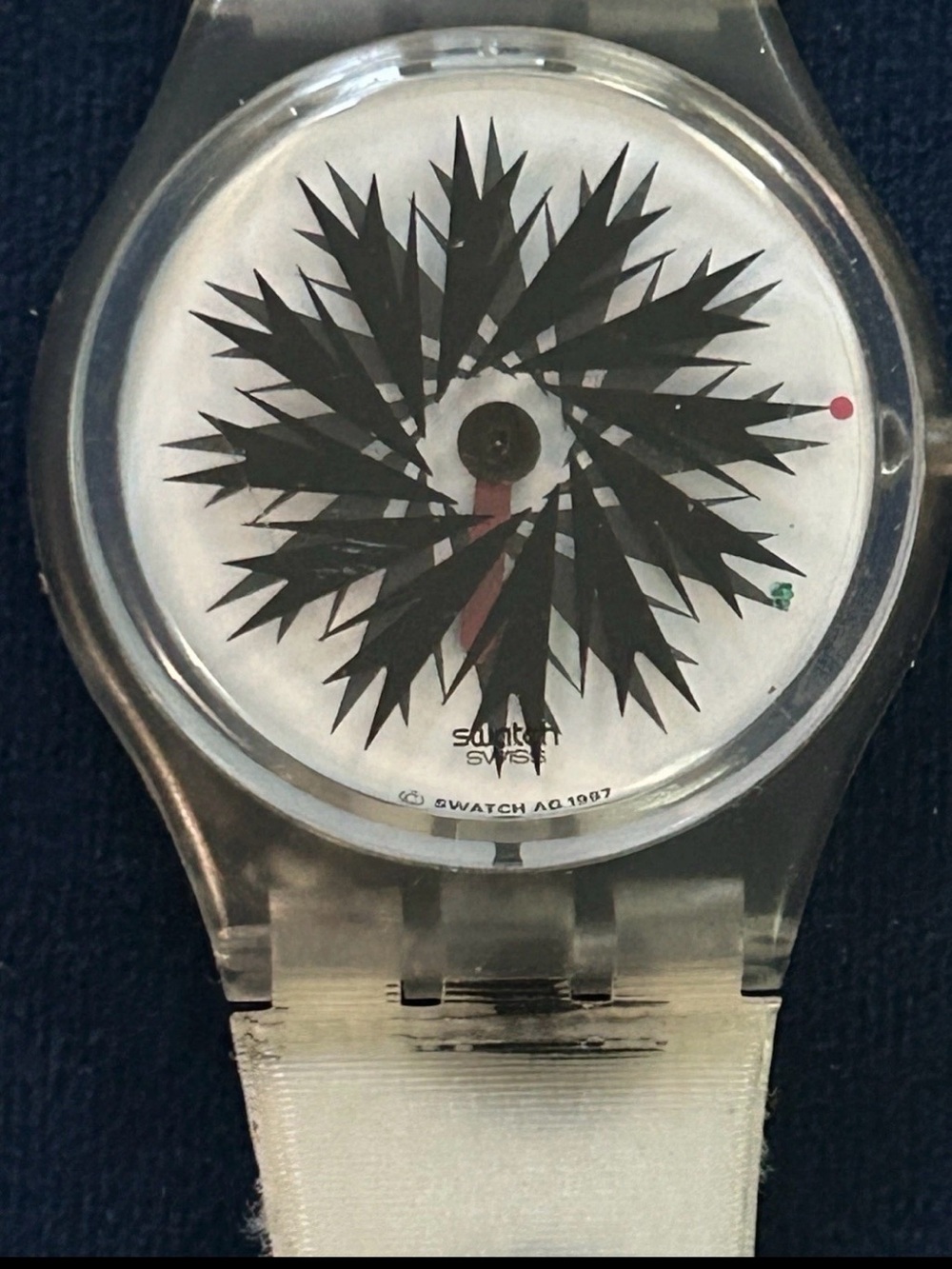 Vintage 1987 Swatch Black Sun
Watch